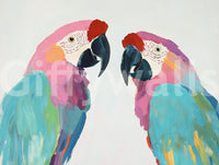 Exotic bird painting for walls

