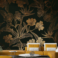 Elegant and sophisticated visual in deep tones.

