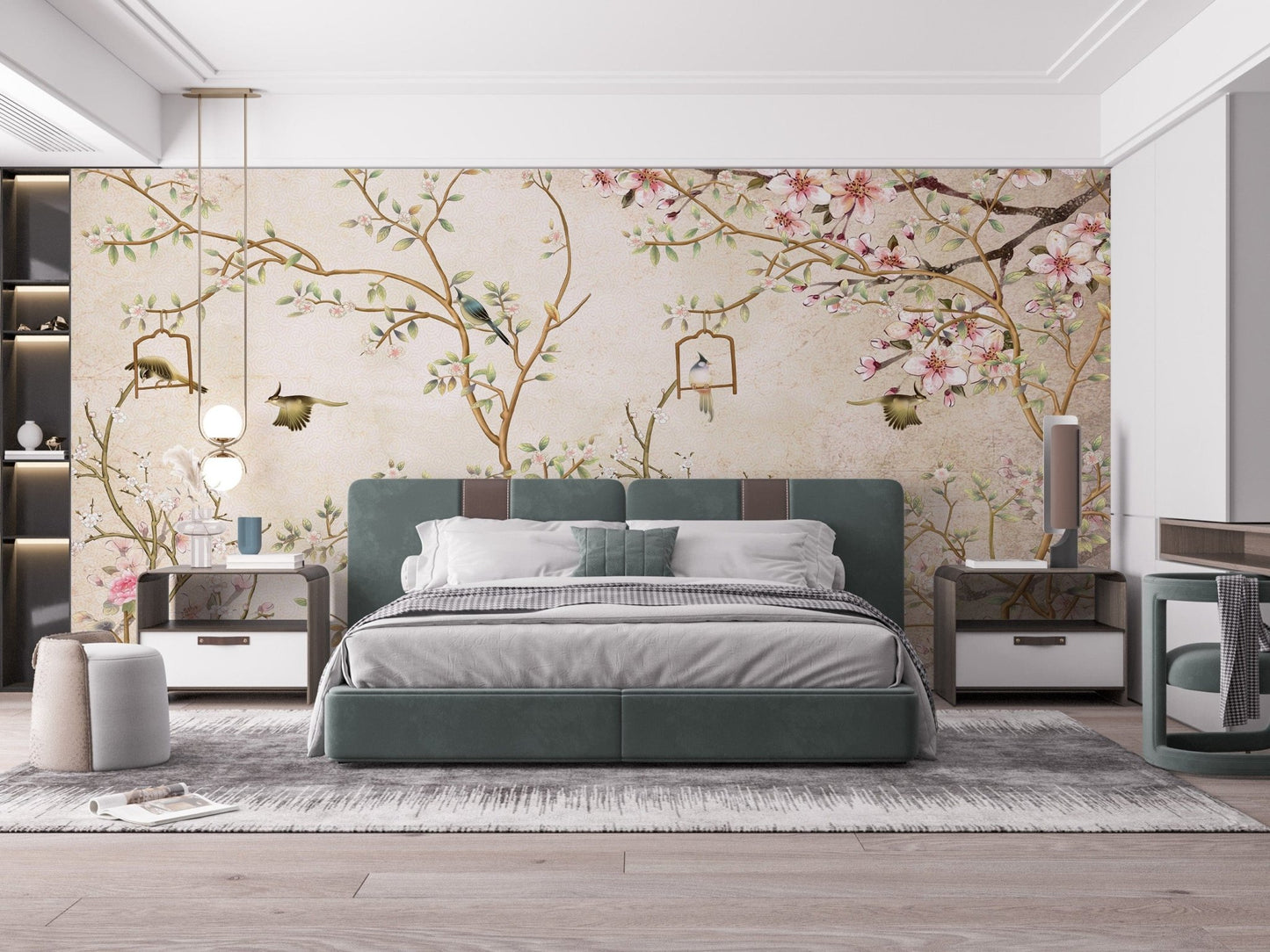 Madhuban Bagh Chinoiserie Wallpaper