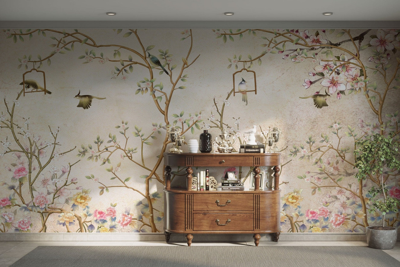Madhuban Bagh Chinoiserie Wallpaper
