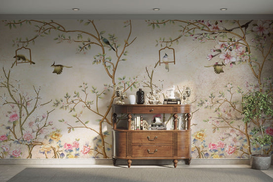 Madhuban Bagh Chinoiserie Wallpaper A938