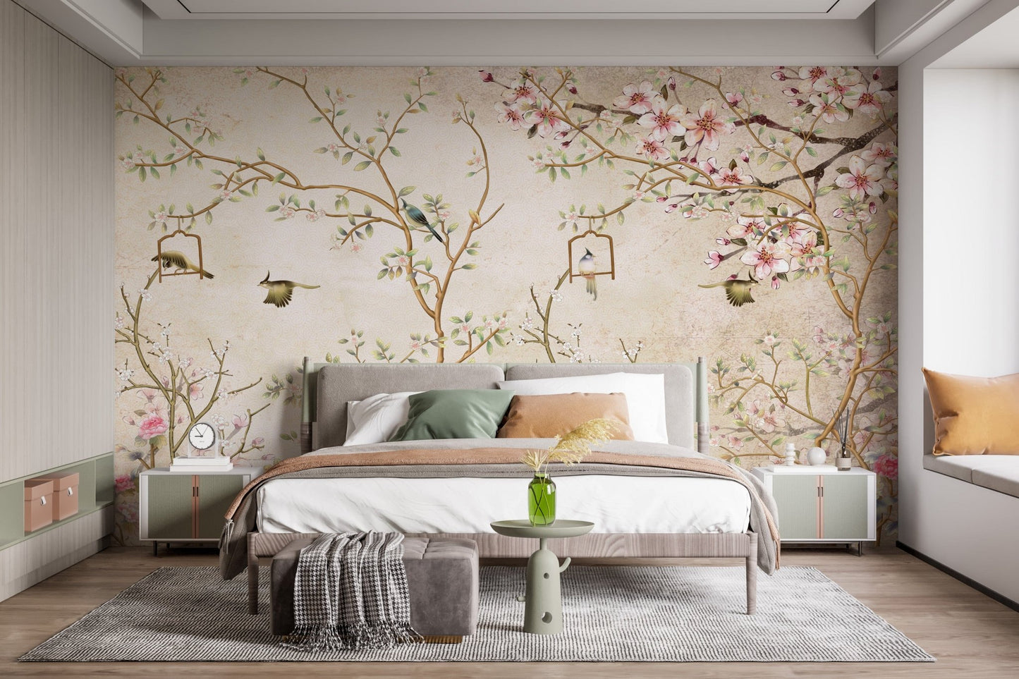 Madhuban Bagh Chinoiserie Wallpaper