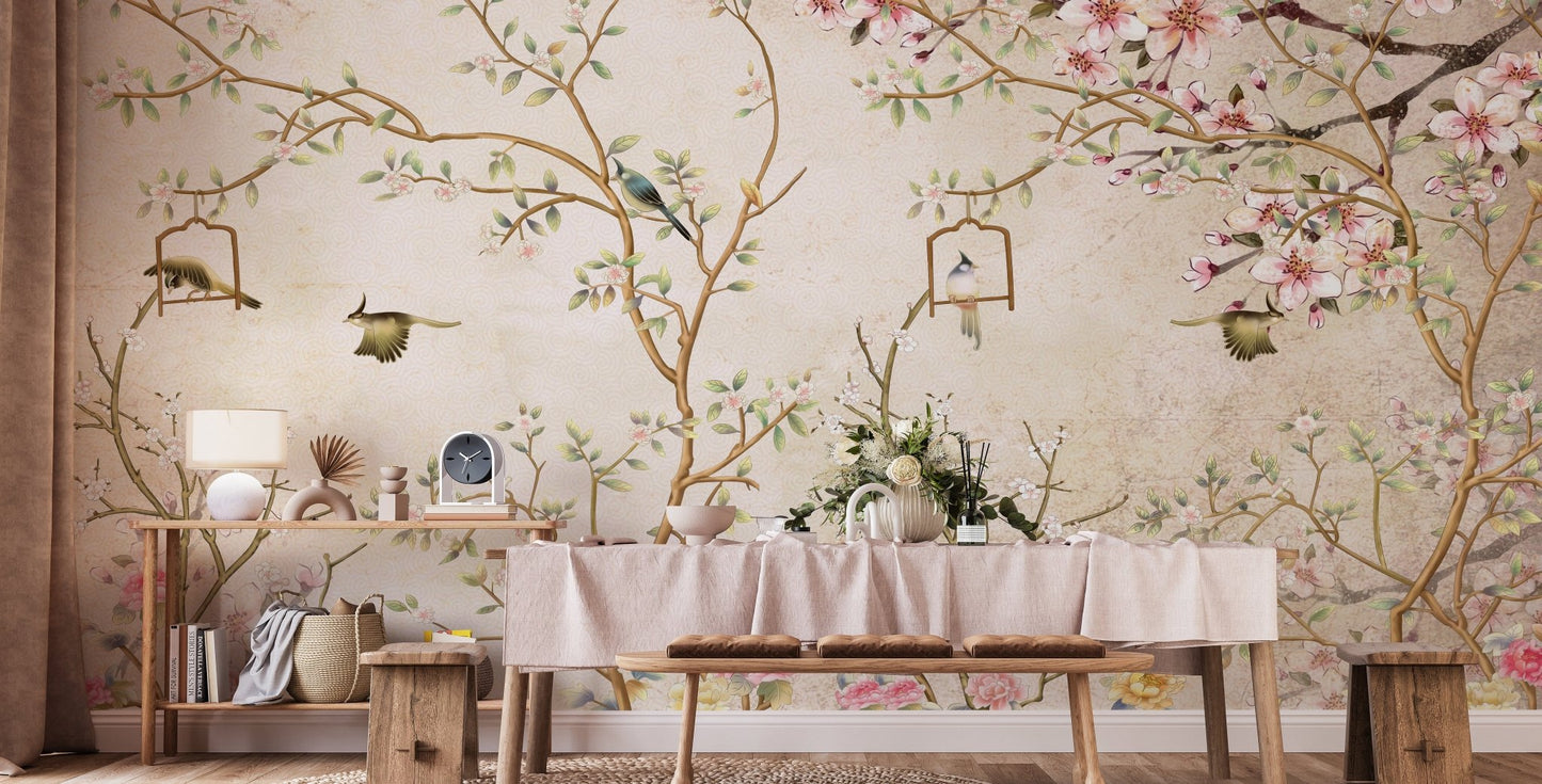 Madhuban Bagh Chinoiserie Wallpaper