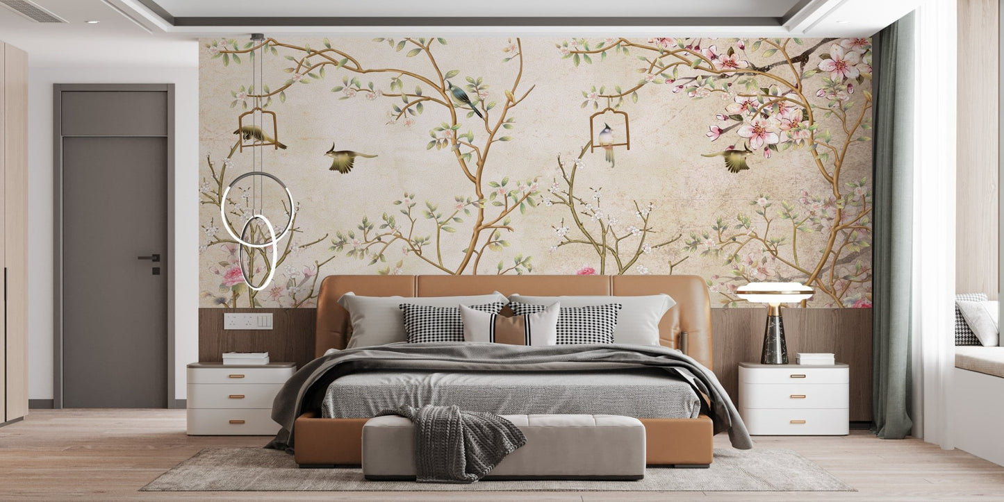 Madhuban Bagh Chinoiserie Wallpaper