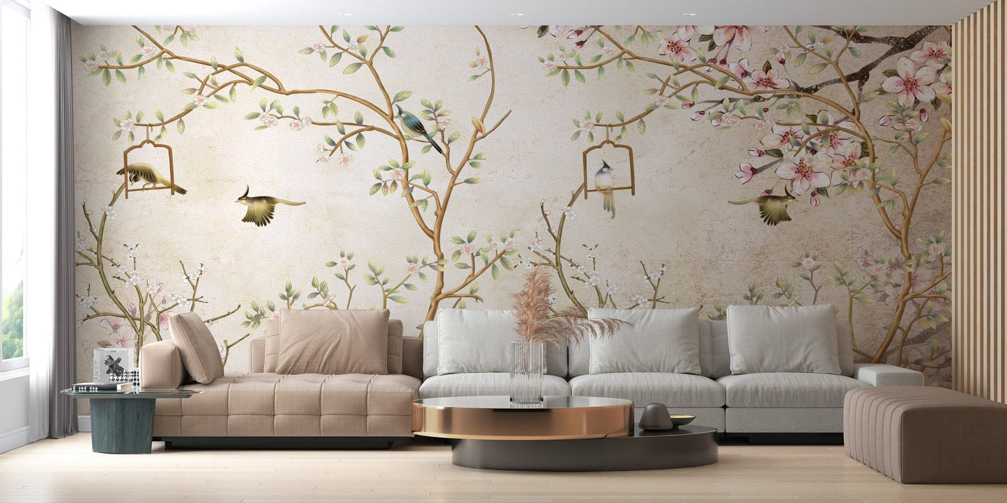 Madhuban Bagh Chinoiserie Wallpaper