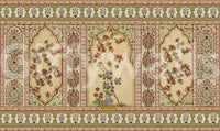 The style is a soft-focus illustration or a painterly design.

