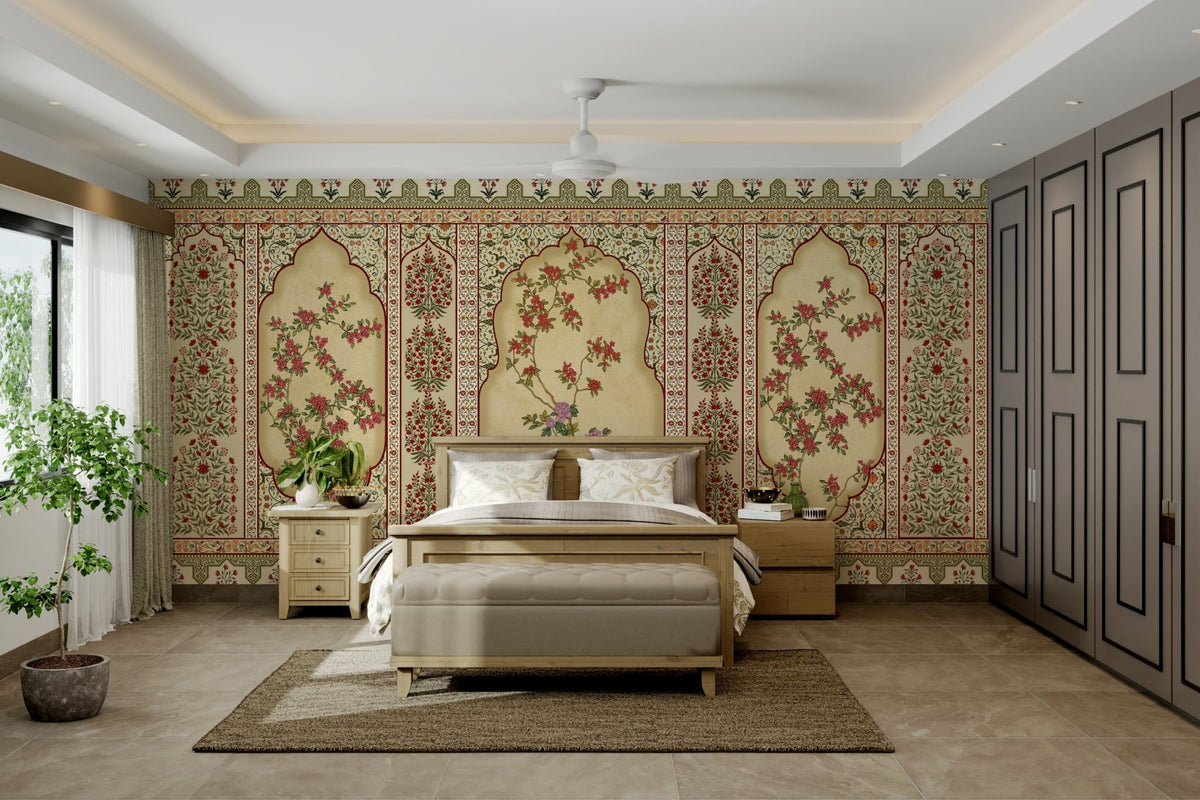 A peaceful wall mural with a classic, architectural design. GD4330

