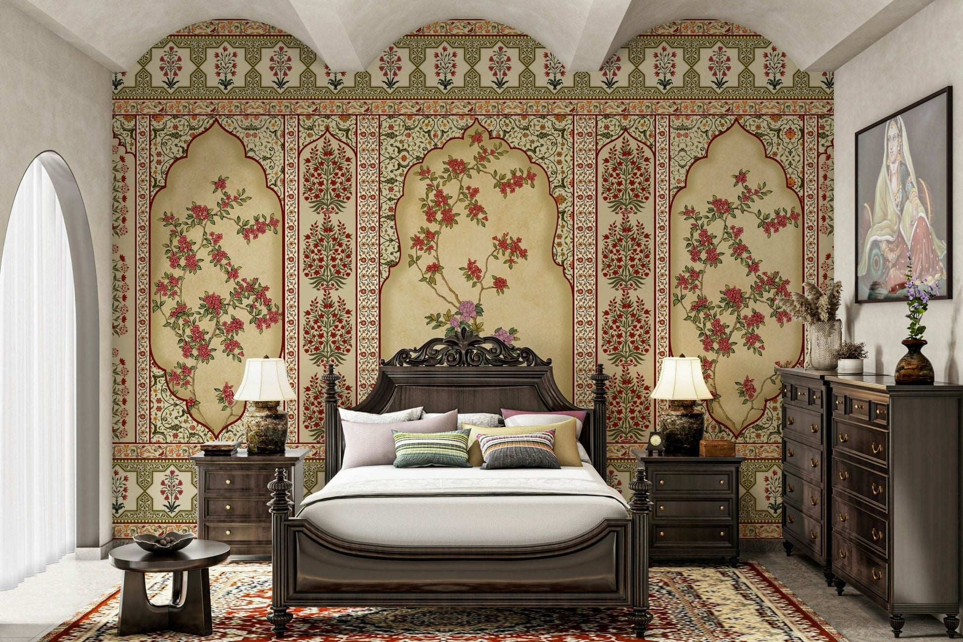 The image feels peaceful and restful.

