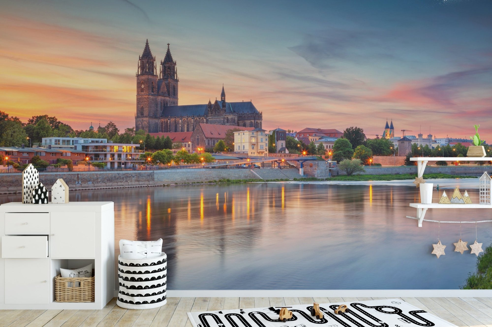 Urban Skyline Wall Mural B190
