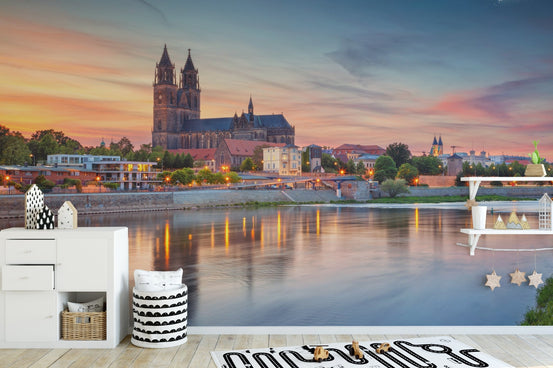 Urban Skyline Wall Mural B190
