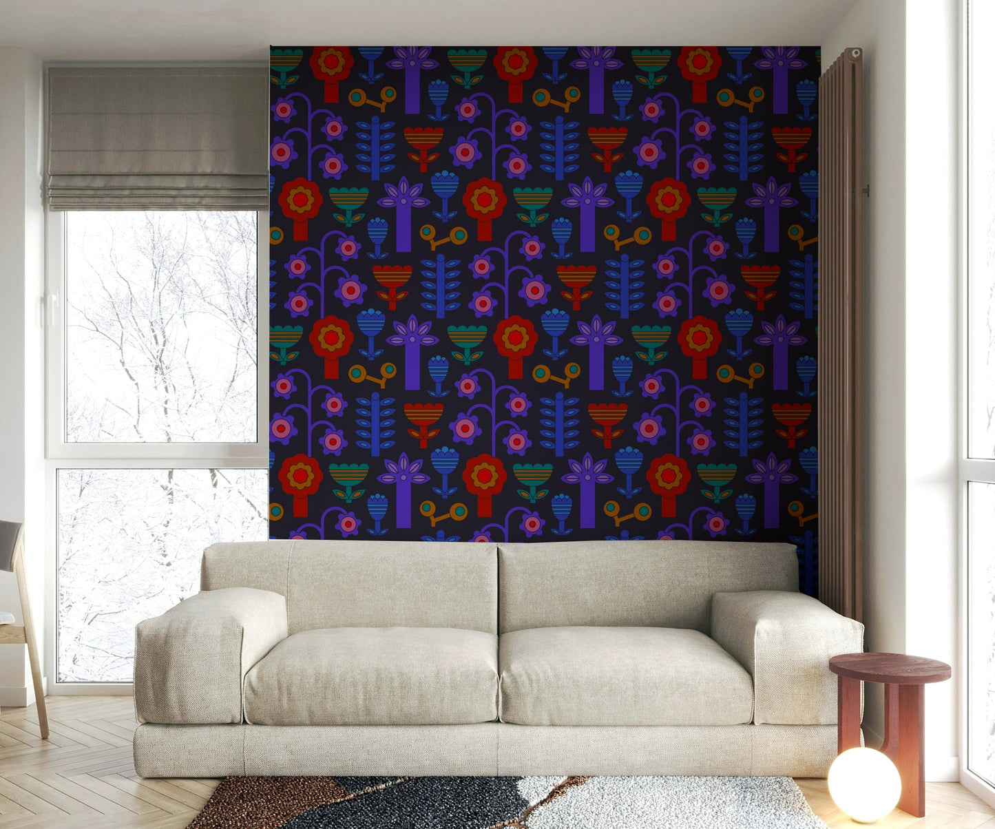 There's a sense of nostalgic simplicity and dramatic design.
