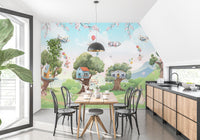 Magical Cartoon Jungle Kids Wallpaper Mural - Giffywalls A221
