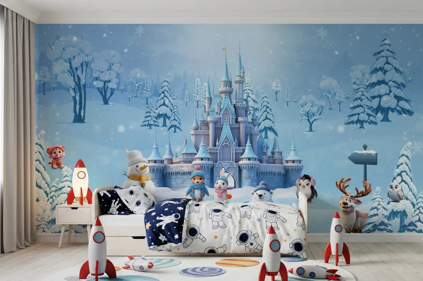 Magical Winter Wonderland Wall Mural