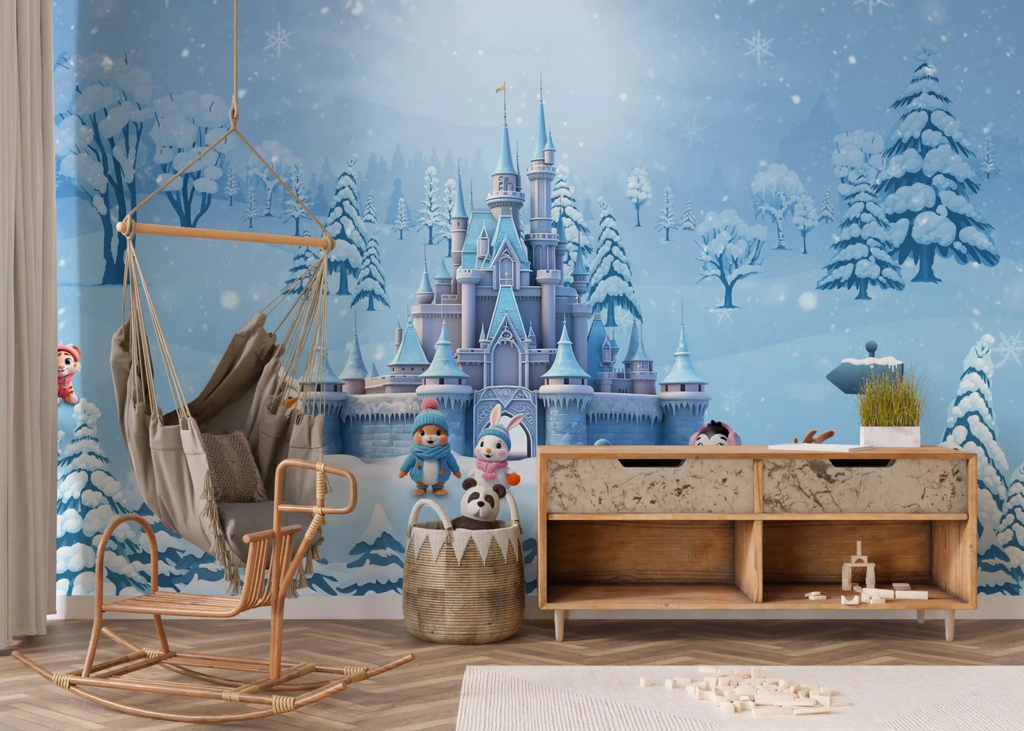 Magical Winter Wonderland Wall Mural