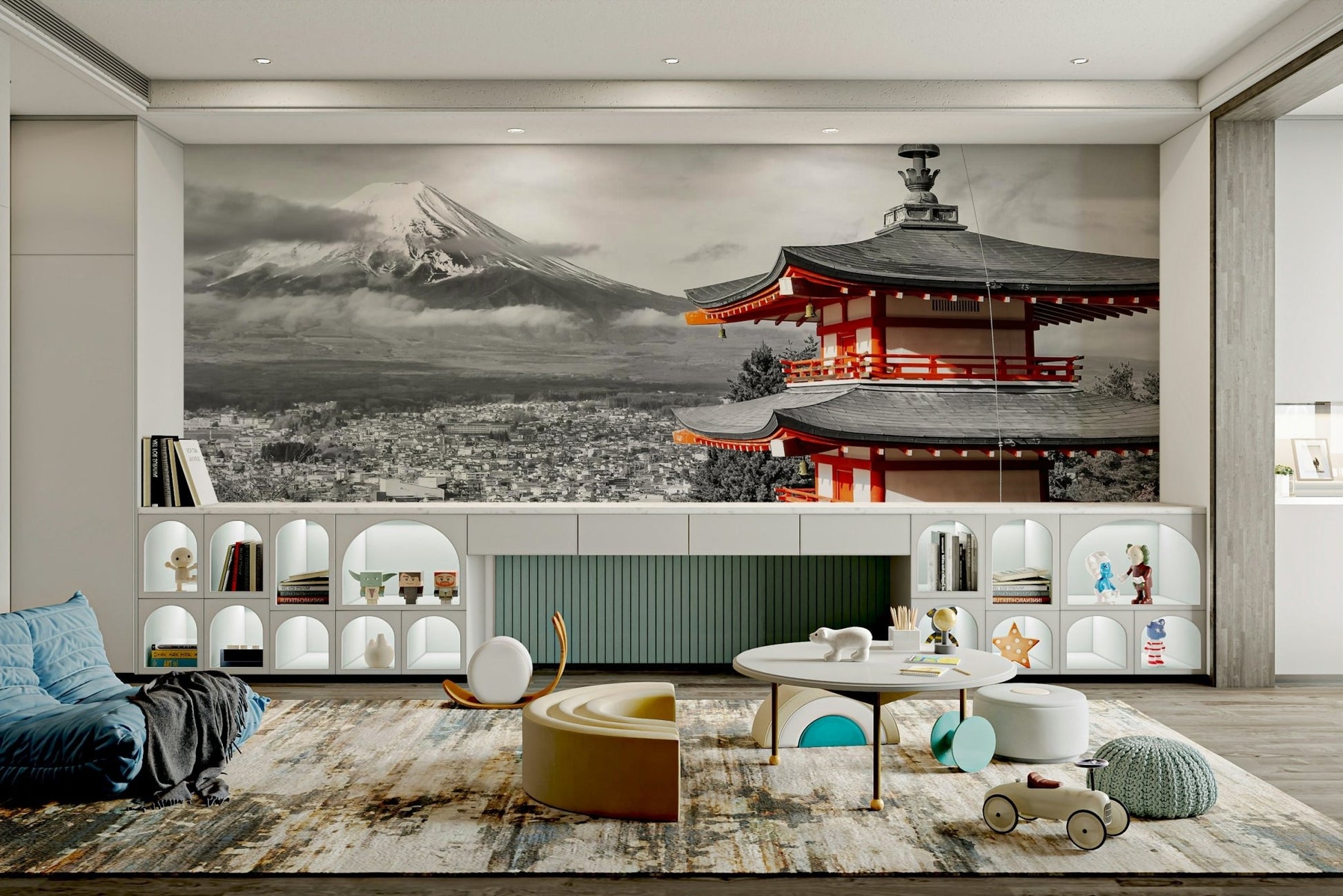 Serene landscape mural featuring Japan’s most famous mountain., GD1490