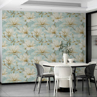 Brighten your space with magnolia magic wallpaper.

