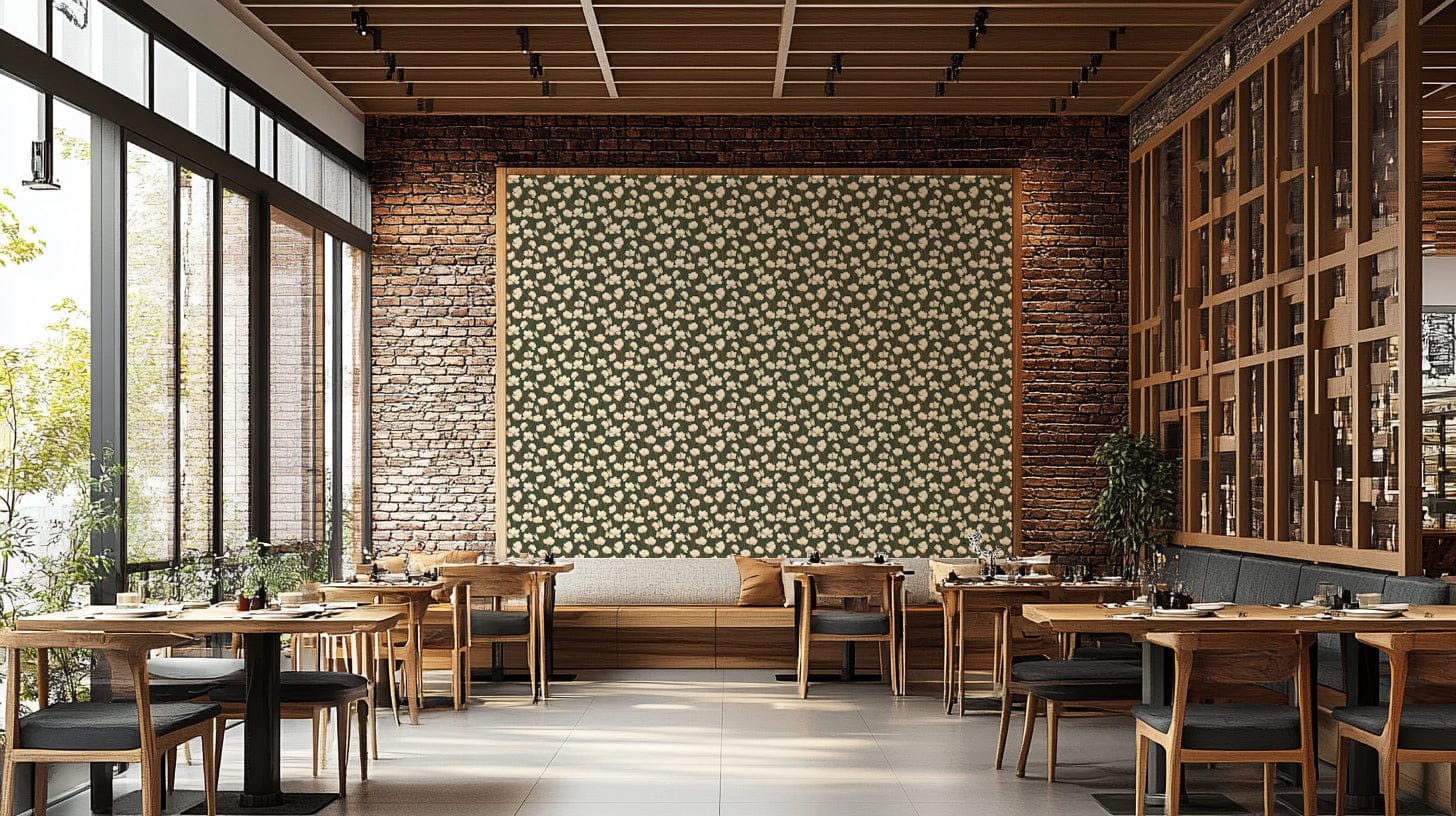 Nature-inspired Magnolia Still wall design

