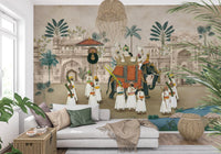 Maharaja's Elephant Parade Wall Mural