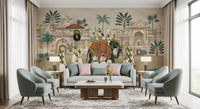 Maharaja's Elephant Parade Wall Mural