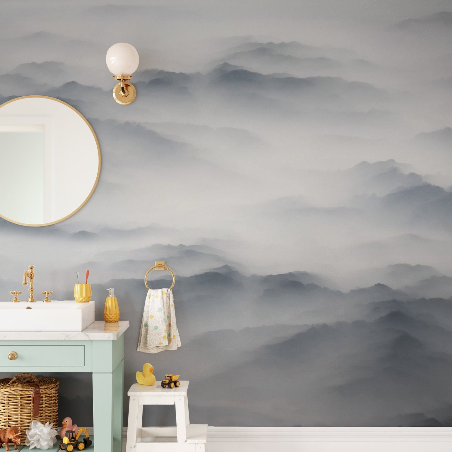 Serene Foggy Hills Wallpaper
A480