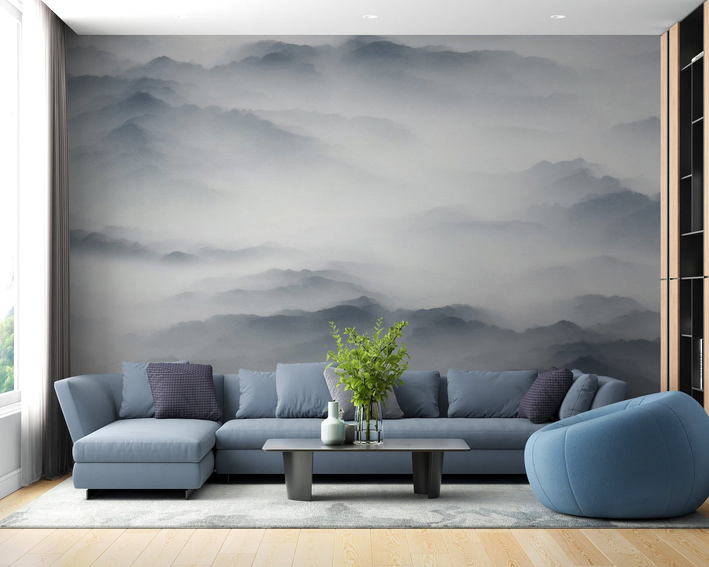 Foggy Mountains Wallpaper Mural
A480