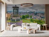 Office space with Majestic Hilltop View wall mural monument focus