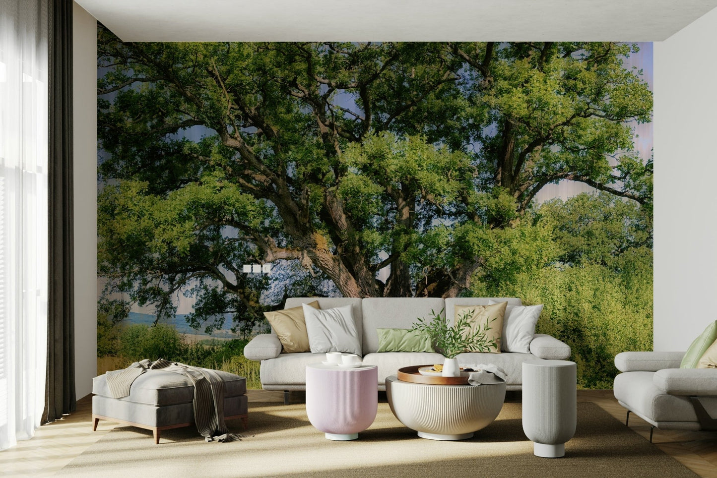 A large-scale nature photography print.

