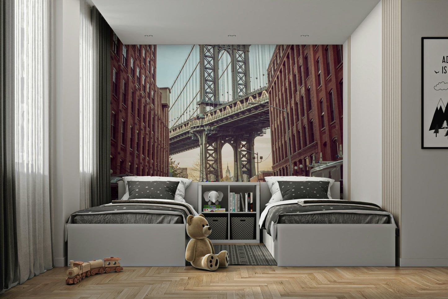 Dumbo neighborhood view wallpaper.

