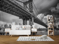 Manhattan Bridge NY City Wallpaper Murals - Giffywalls B227