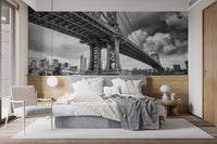 Manhattan Bridge NYC wallpaper design B227