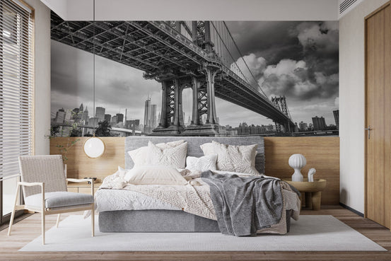 Manhattan Bridge NYC wallpaper design B227