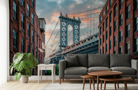 Manhattan Bridge Vista Wall Mural