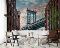 Manhattan Bridge Vista Wall Mural