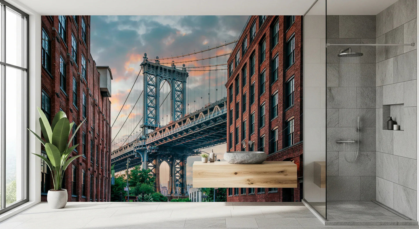 Manhattan Bridge Vista Wall Mural