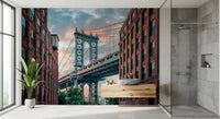 Manhattan Bridge Vista Wall Mural