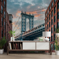 Manhattan Bridge Vista Wall Mural