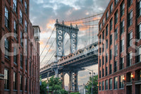 Manhattan Bridge Vista Wall Mural