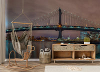 Urban grandeur and nighttime allure.

