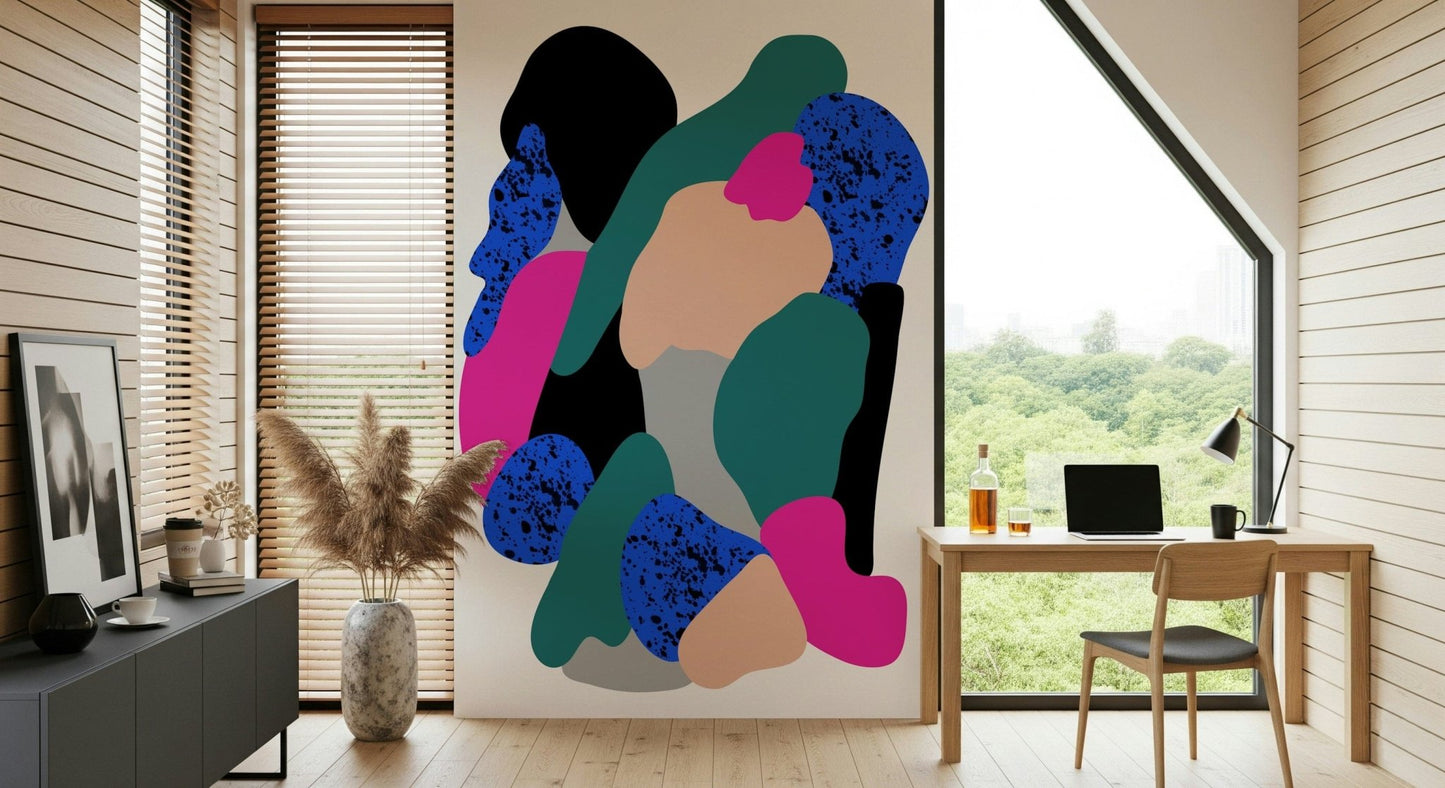 Wondrous Marathon Wall Mural features dazzling splotches.