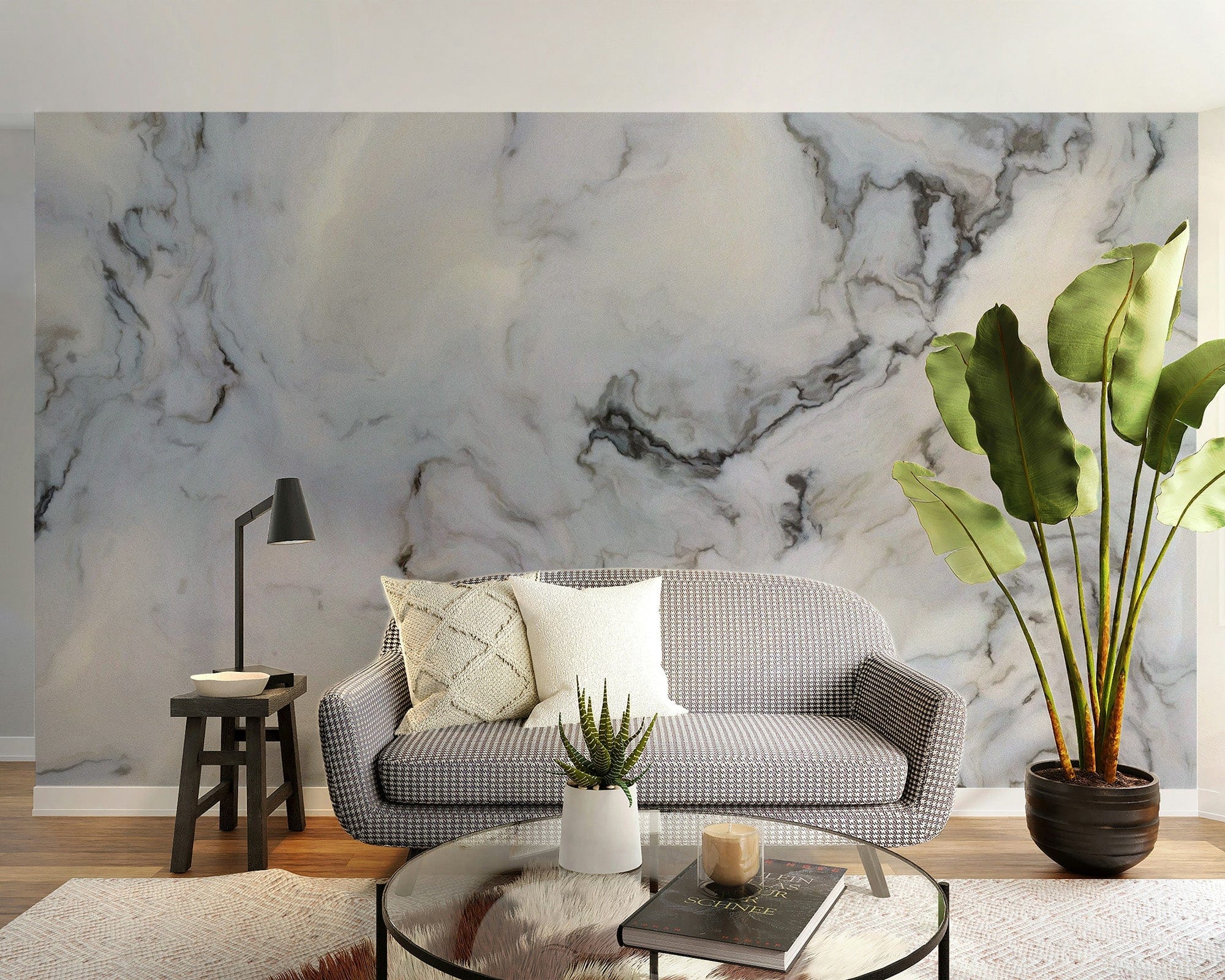 Easy-to-apply marble peel and stick wallpaper for modern decor. Marble-08