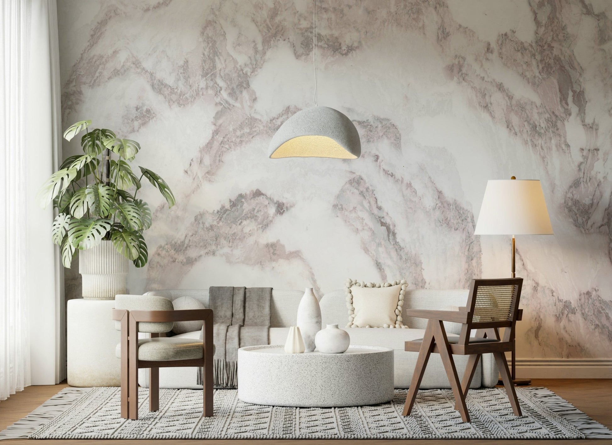 Marble Veins Wall Mural full of polished elegance and sophisticated charm, GD5462