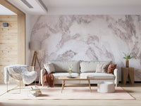 Refined stone wall mural showing marble veins, polished surfaces, and gold lines, GD5462