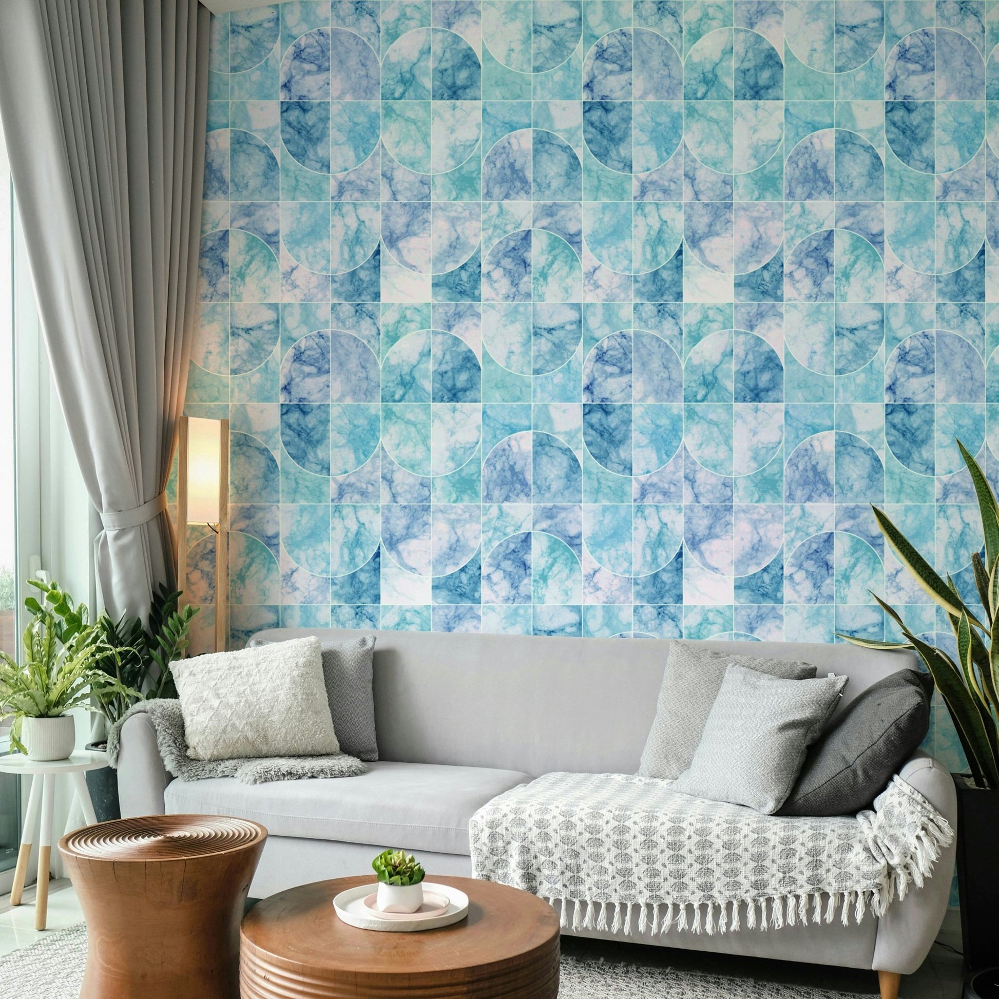 Wall decor evoking modern design.

