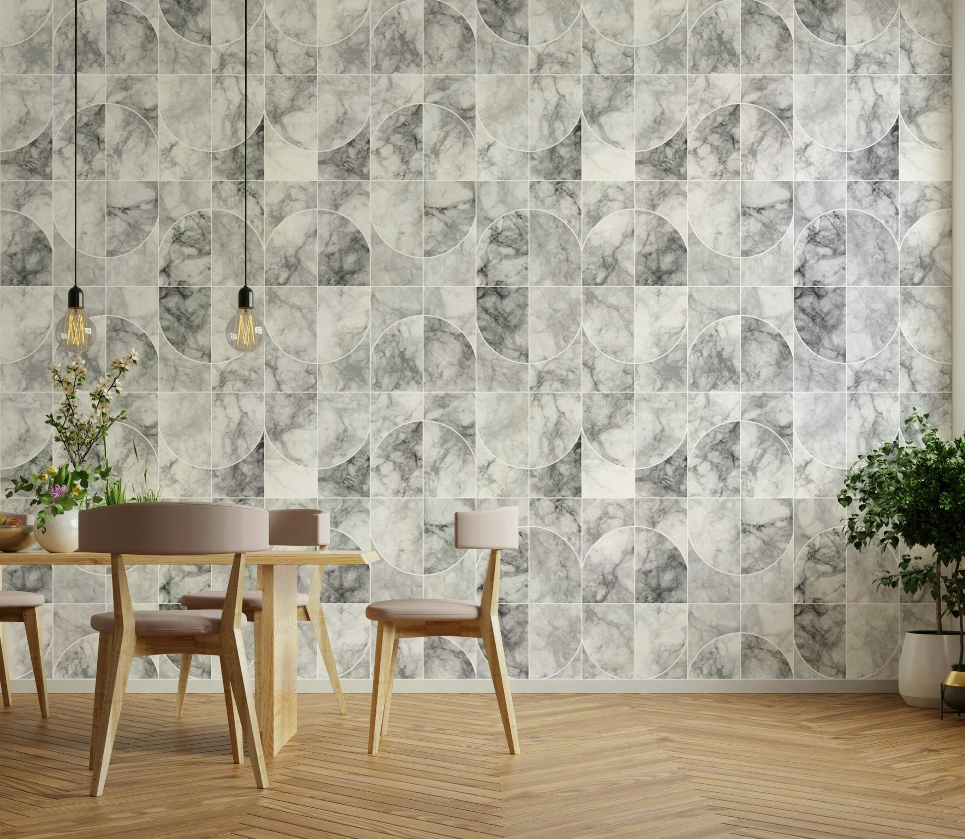 Subtle marbled texture.

