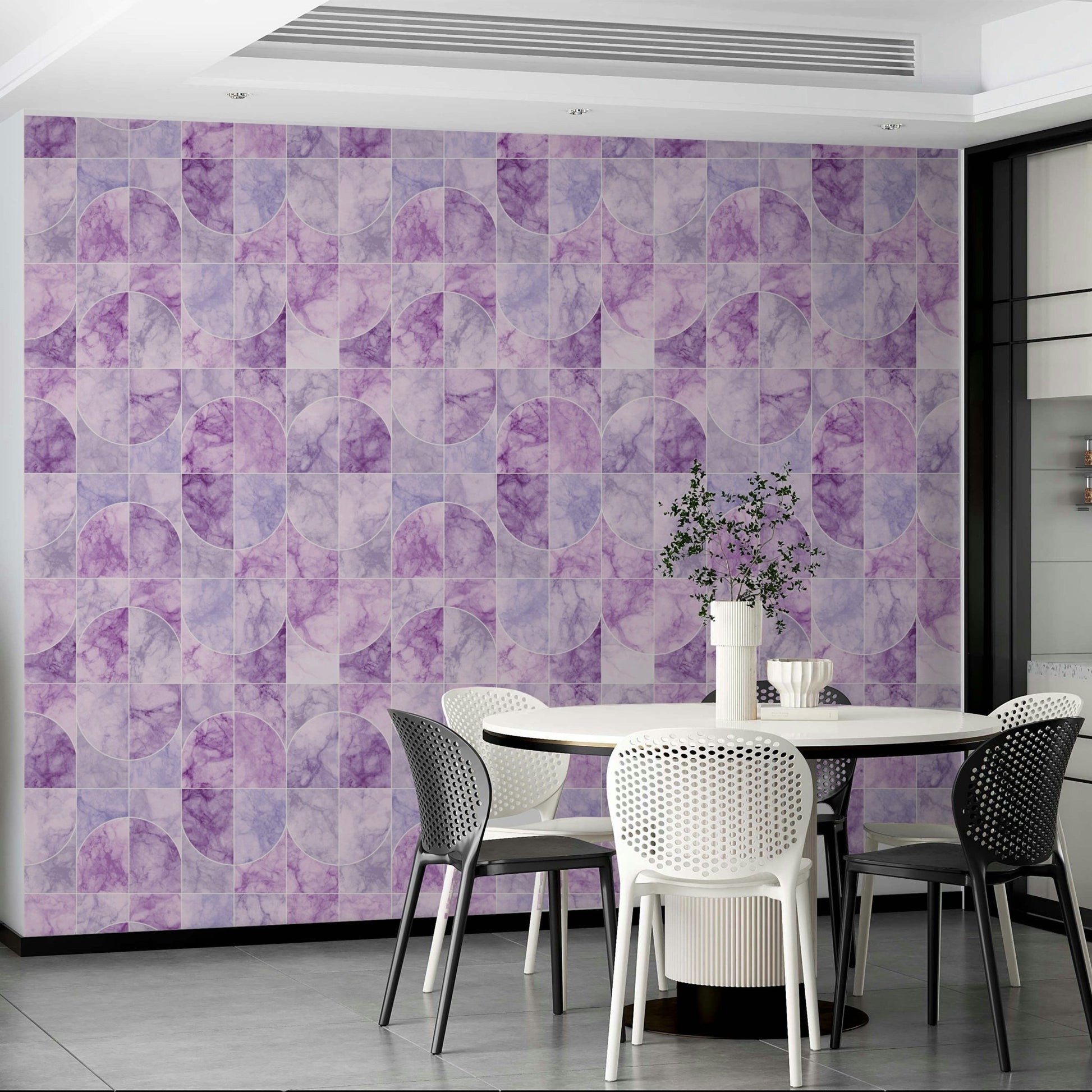 Modern geometric tiles design.

