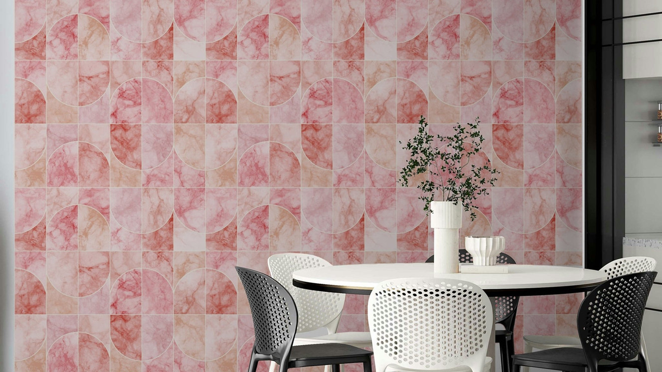 Modern geometric tiles design.

