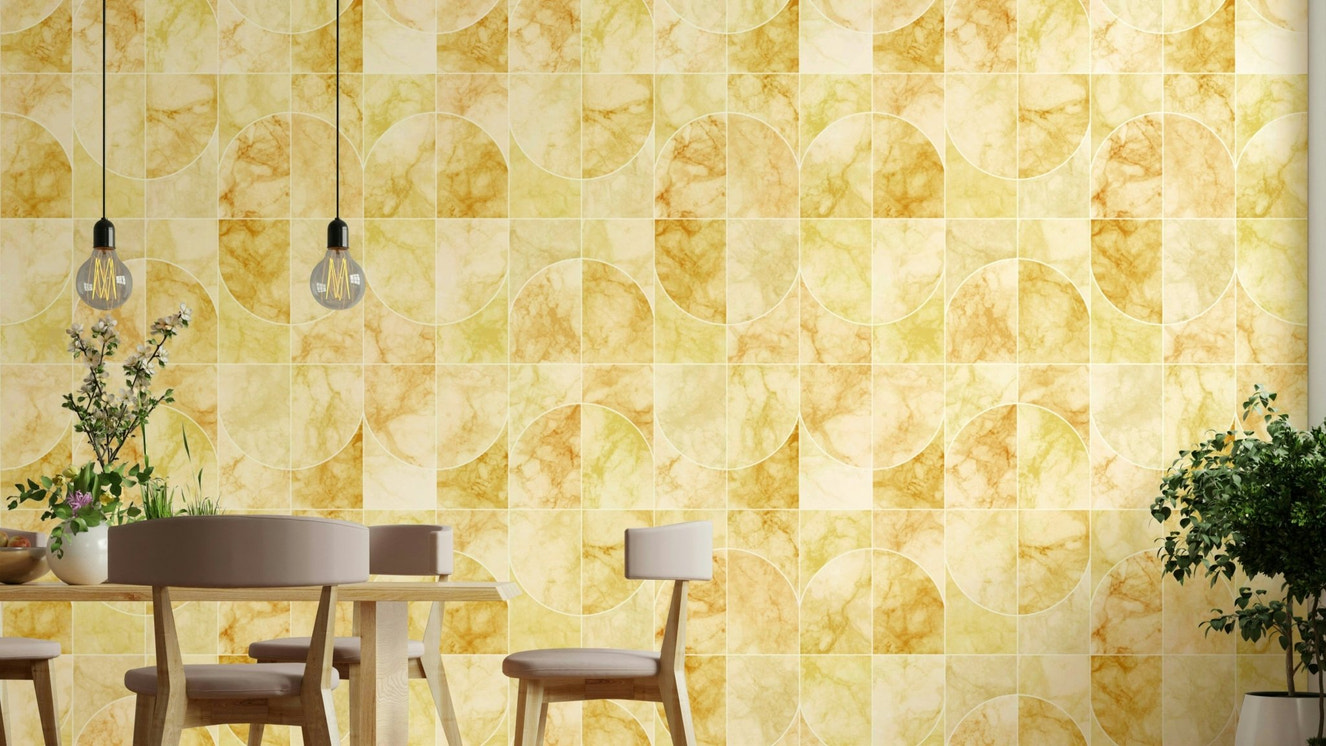 Modern geometric tiles design.

