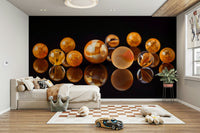 Close-up marble design wall mural

