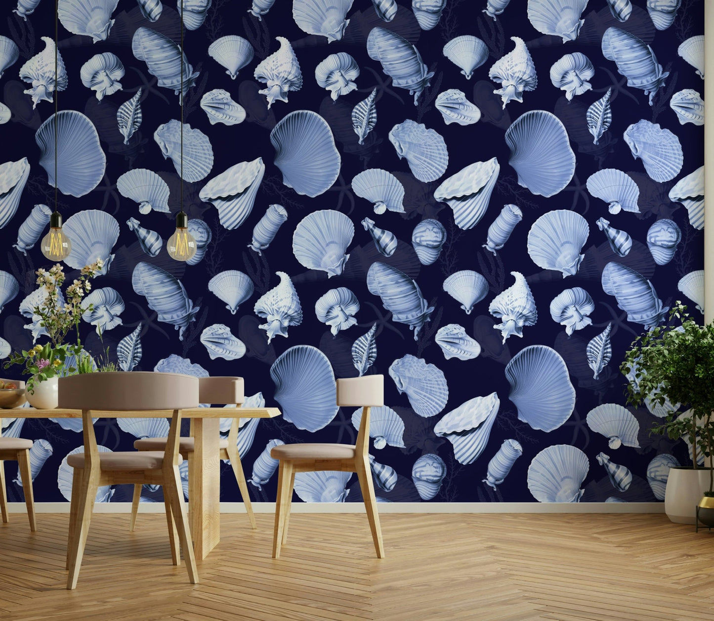 Nature-inspired Marea wallpaper for minimalist decor


