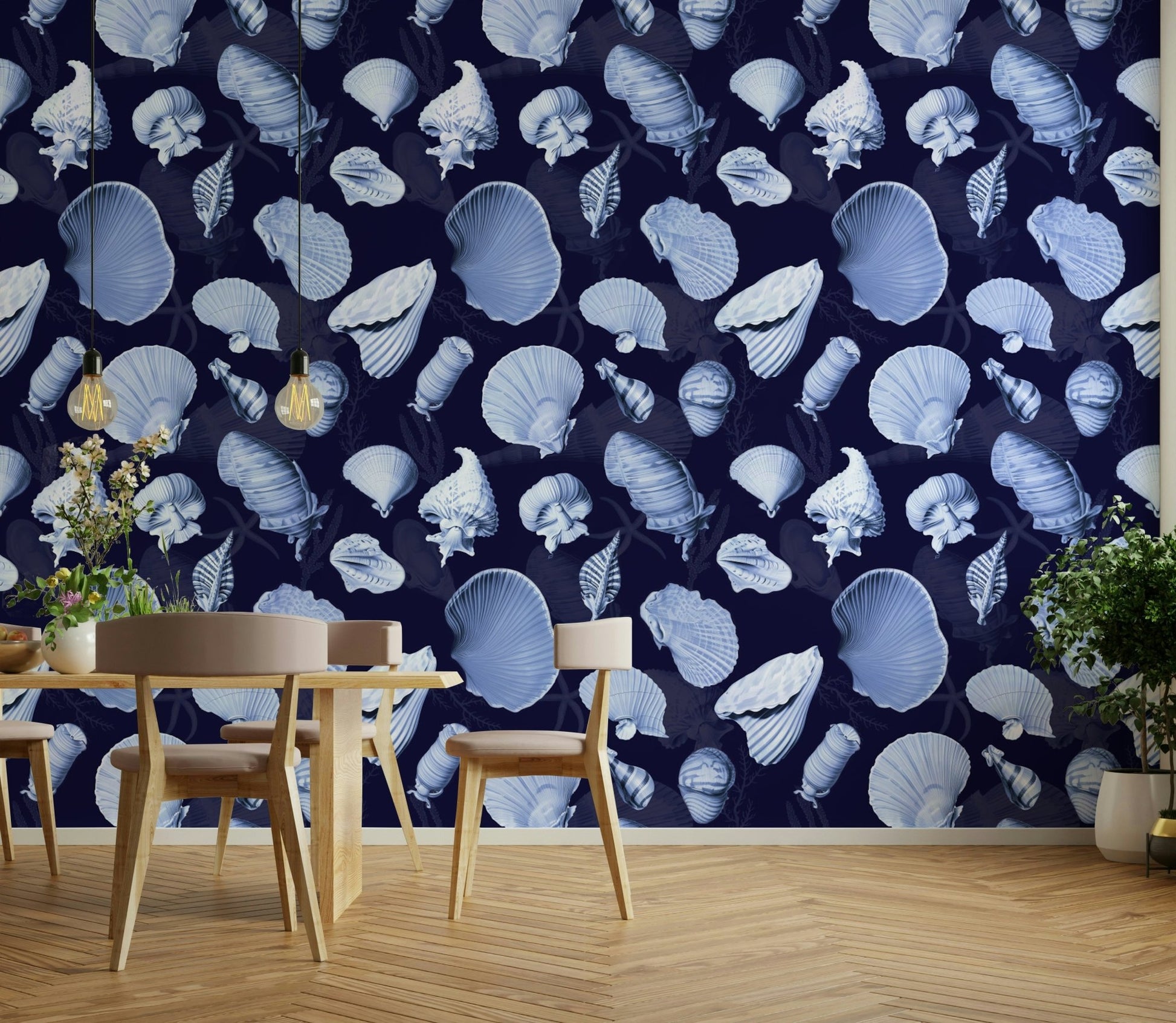 Nature-inspired Marea wallpaper for minimalist decor


